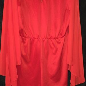 Ashley Stewart Vibrant Red Dress